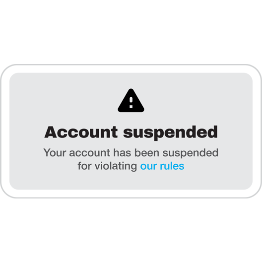 Account Suspended